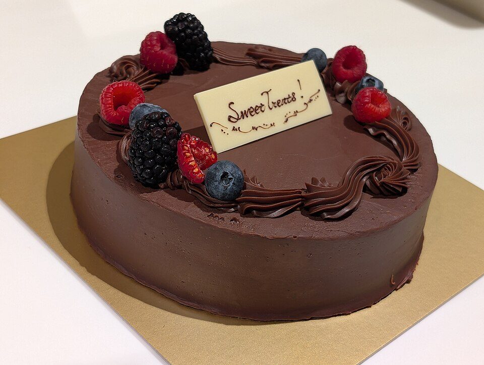 Torta de chocolate para 20 personas