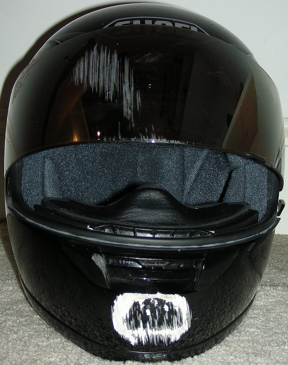 Casco de moto certificado talla L